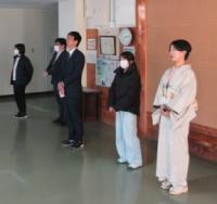 ３学期始業式①