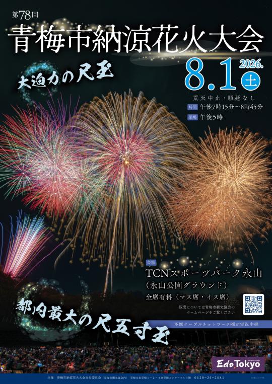 納涼花火大会ポスター