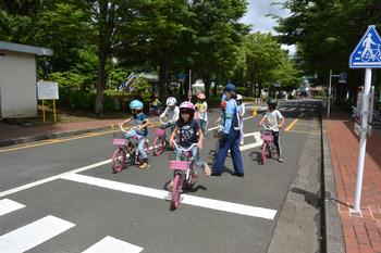 交通公園 6月11日 青梅市立第七小学校