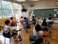 7月10日 金 あいさつの大切さ 道徳 青梅市立成木小学校