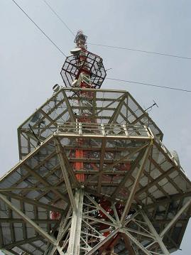 テレビ塔のフレッカーズヘーエ（3段目の送電柱まで登る）の画像