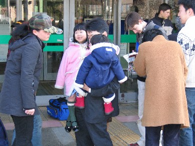 民泊家庭とのお別れ