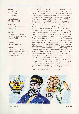 シーボルトの略歴（ドイツ語）
