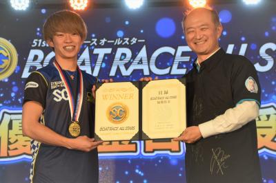 5月26日ＳＧ第51回ボートレースオールスター表彰式の写真