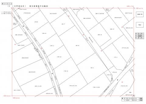 地籍図の例