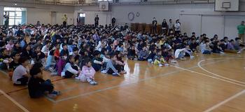 11月6日（水曜日）児童集会（給食・ボランティア委員会）の画像1