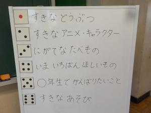 サイコロトーク　お題