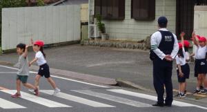 歩行者交通安全教室①