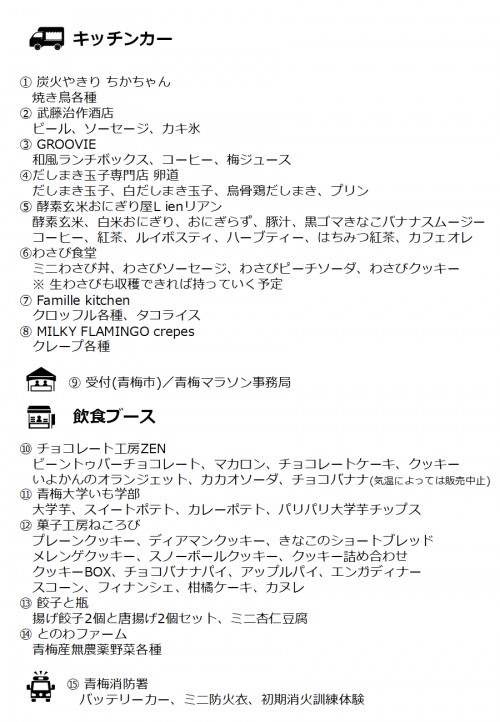 キッチンカー等