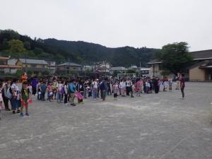 出発式の様子
