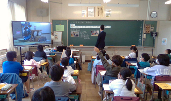 授業風景、学校