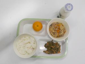 給食の写真