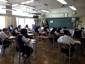 試験の様子