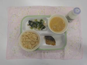 給食の写真