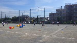 小型ハードル走