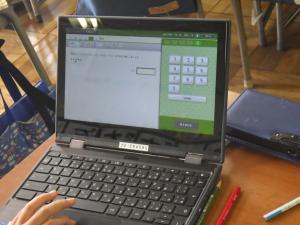 1015タブレットでドリル学習