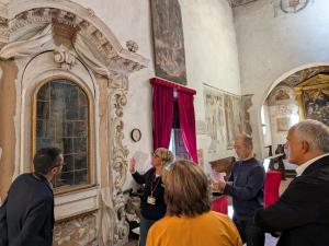 修道院内の写真