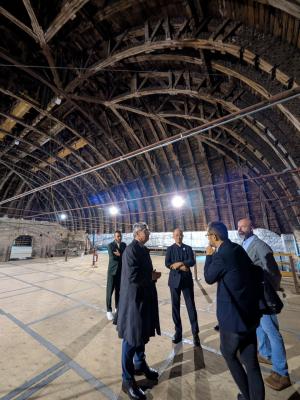 ブレシア市役所庁舎屋根裏の写真