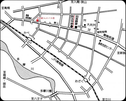 鈴法寺周辺地図