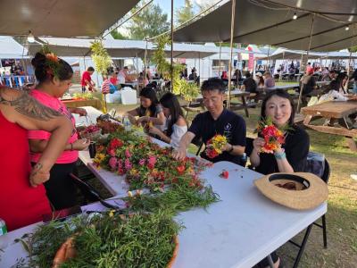 解放記念日フェスティバルでのワークショップの写真1