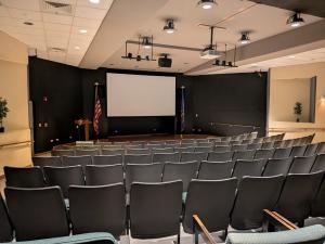 博物館のシアターの写真