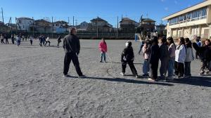 大縄跳びの様子
