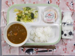 給食の写真