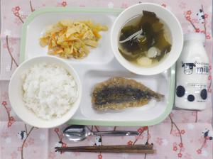 給食の写真
