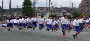 大縄跳び