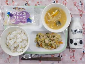 給食の写真