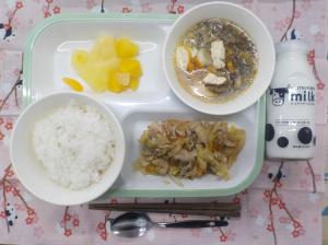 給食の写真