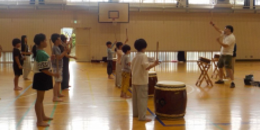 和太鼓の練習