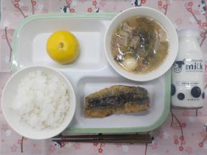 給食の写真
