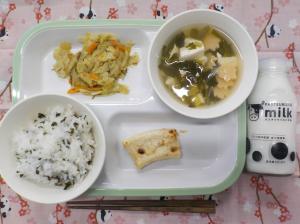 給食の写真