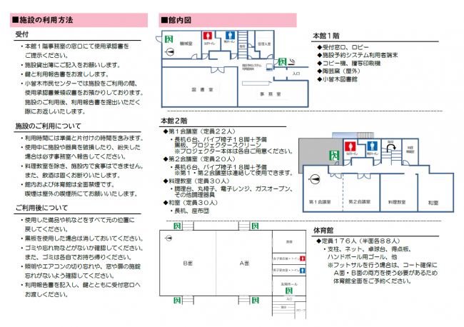 利用案内(裏)