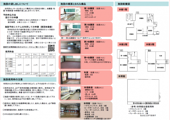 利用案内(裏)