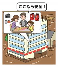 屋内安全確保（マンション）