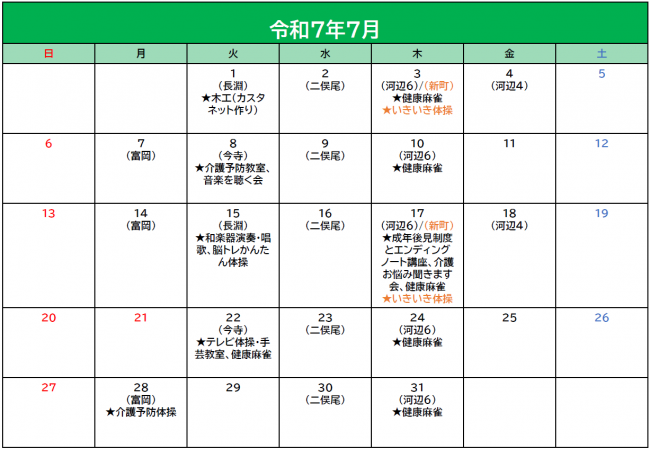 ７月